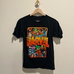 Vintage Marvel Graphic black tshirt top short sleeve men’s small